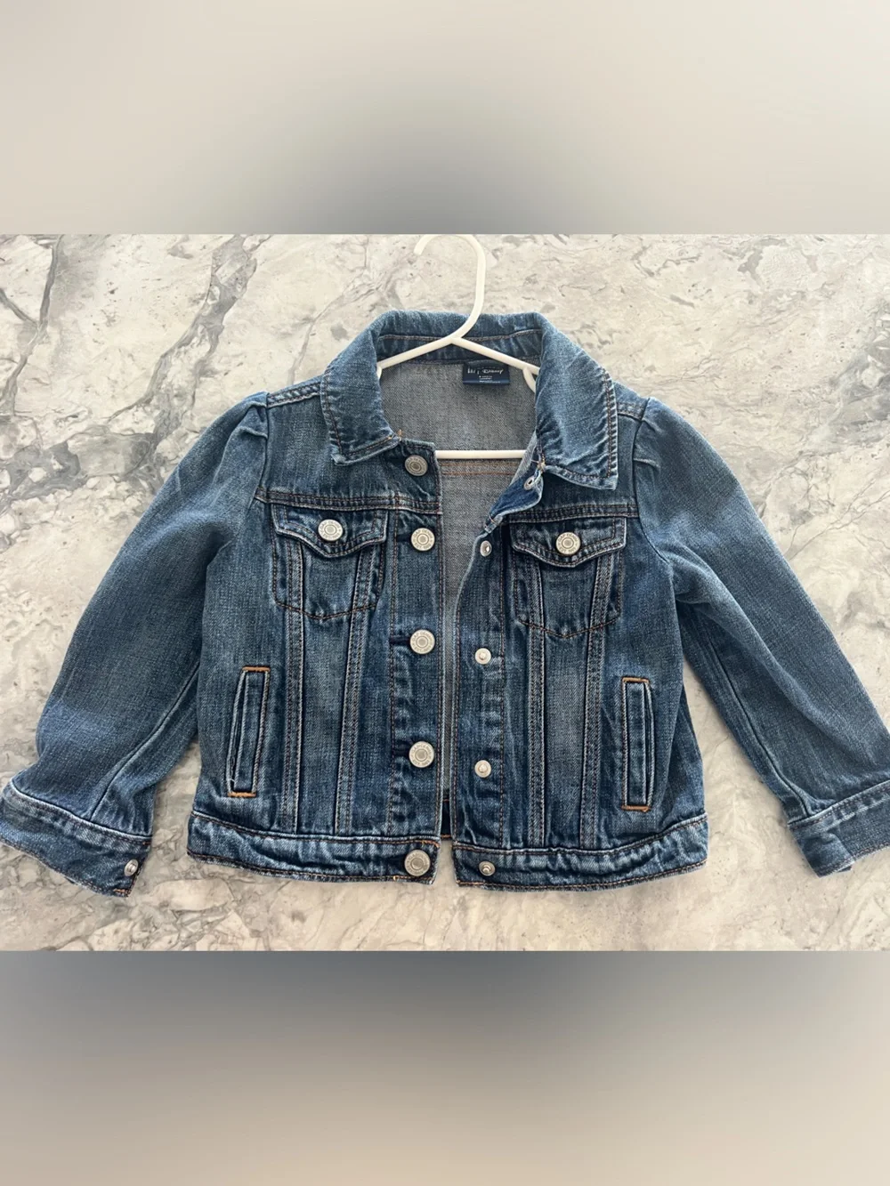 GAP Kids Classic Blue Denim Jacket Disney Minnie Mouse 4T